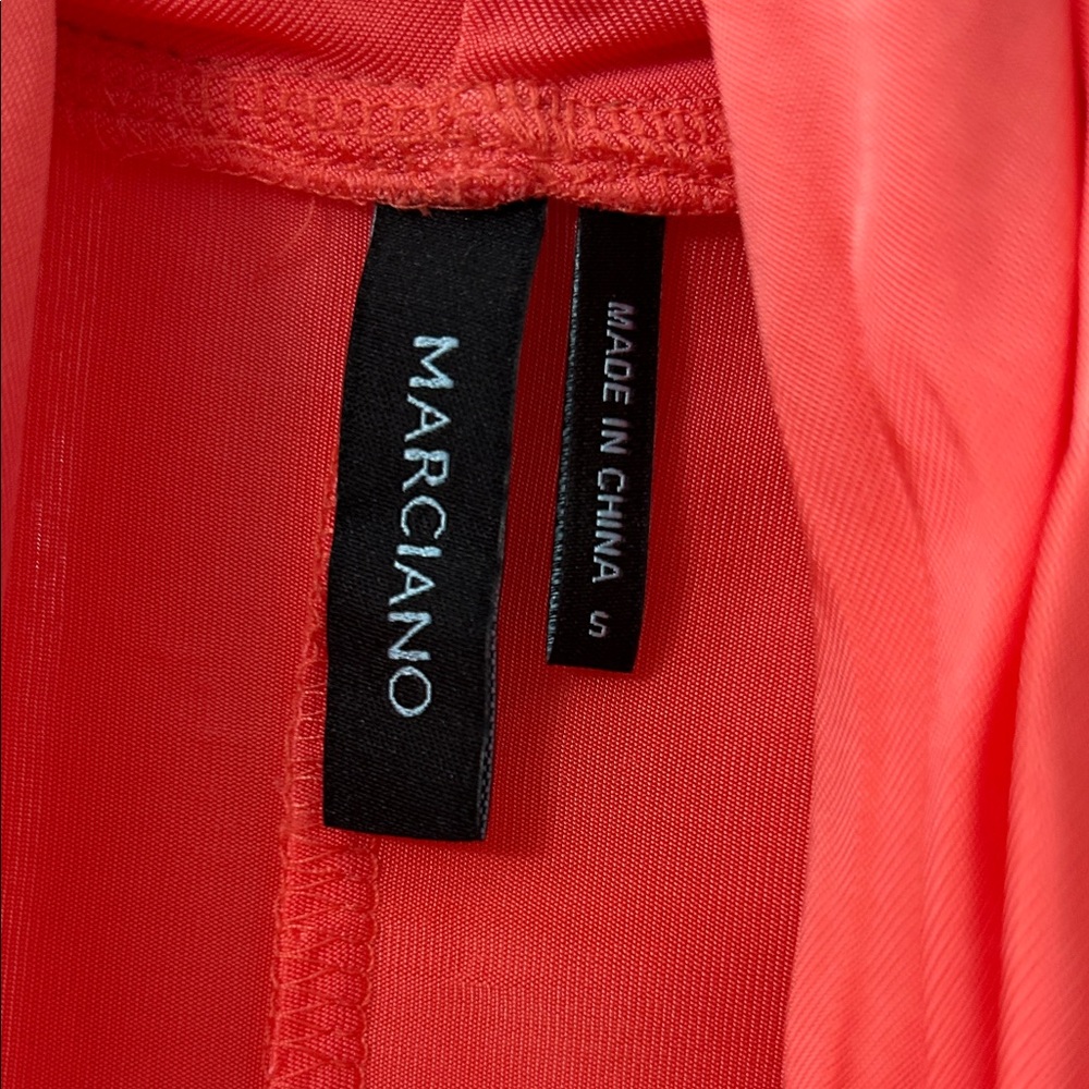 Marciano Coral Draped Sleeveless Bodysuit Top - Picture 5 of 8